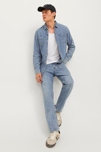 Jeans tapered Light blue denim - JACK & JONES JEANS INTELLIGENCE