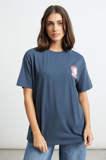 T-shirt (korte mouwen) Blauw - 24 colours GmbH