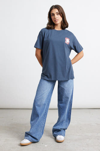 T-shirt (korte mouwen) Blauw - 24 colours GmbH
