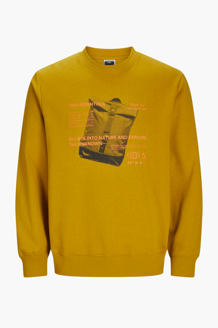Sweater met ronde hals Geel - CORE BY JACK & JONES