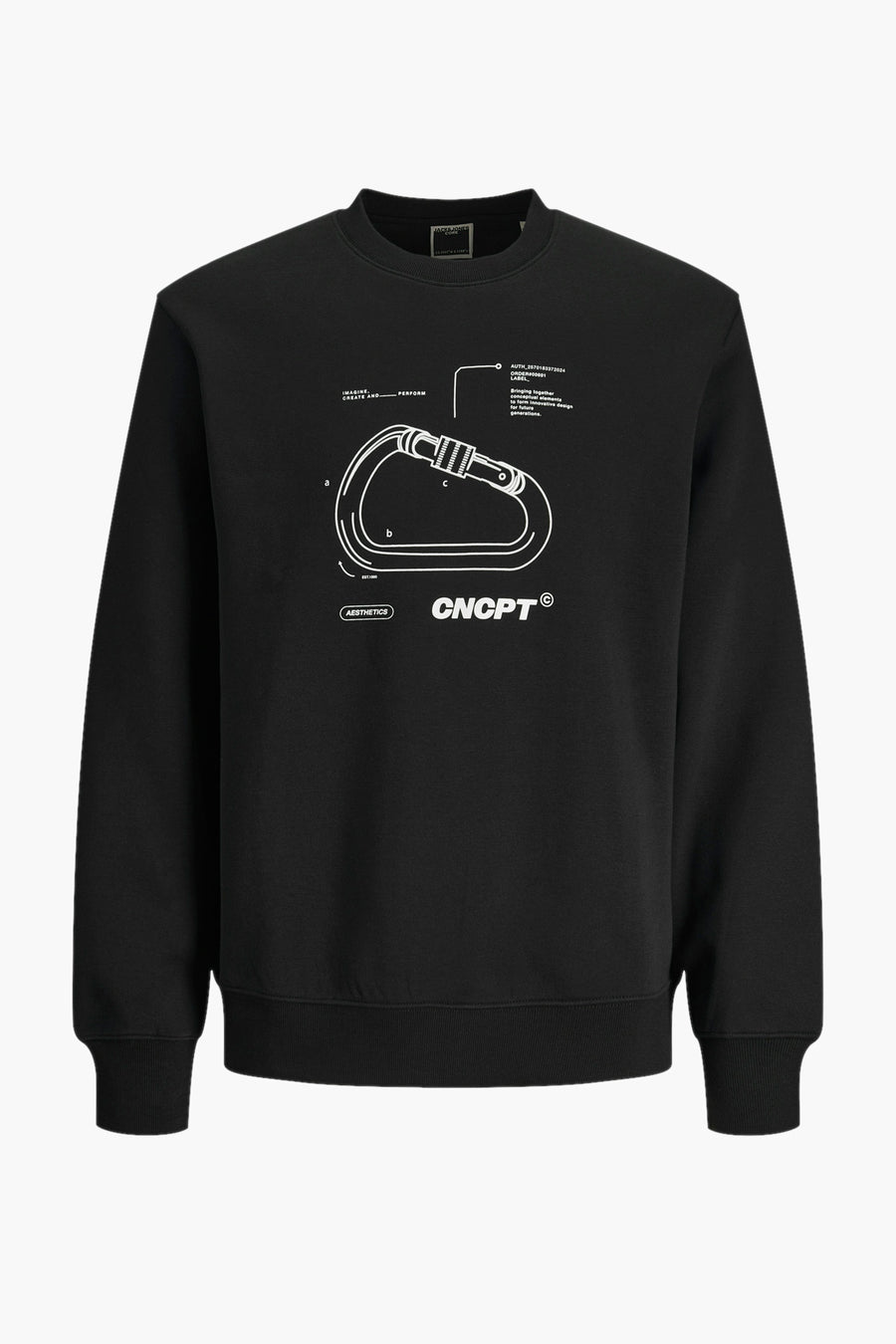 Sweater met ronde hals Zwart - CORE BY JACK & JONES
