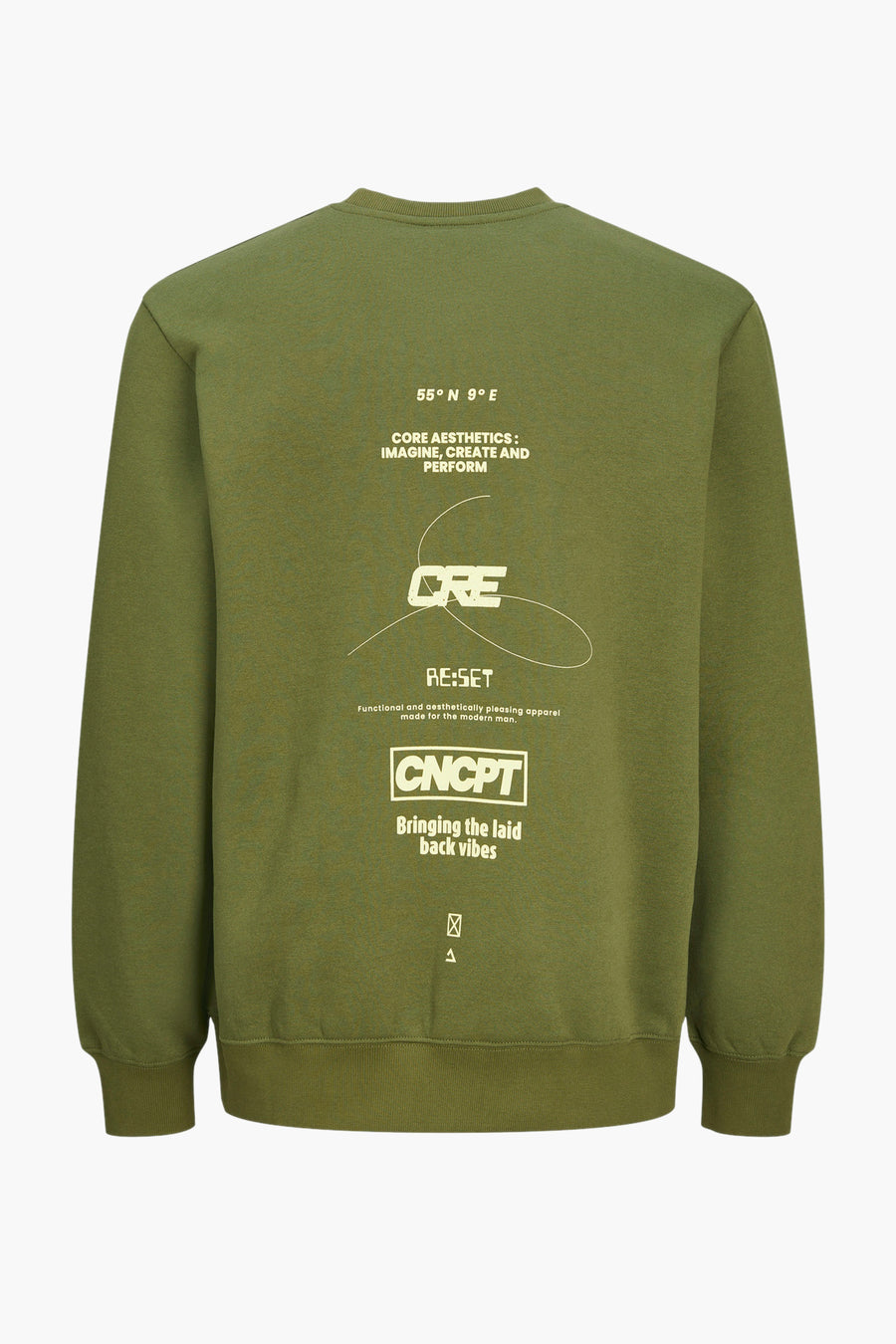 Sweater met ronde hals Groen - CORE BY JACK & JONES