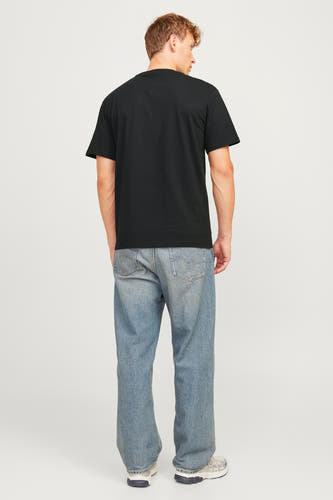 T-shirt (korte mouwen) Zwart - ORIGINALS BY JACK & JONES