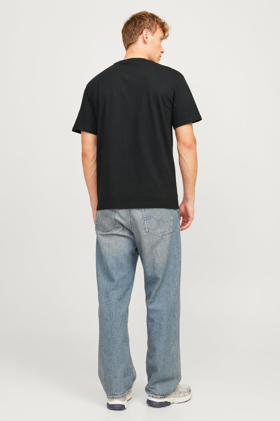 T-shirt (korte mouwen) Zwart - ORIGINALS BY JACK & JONES