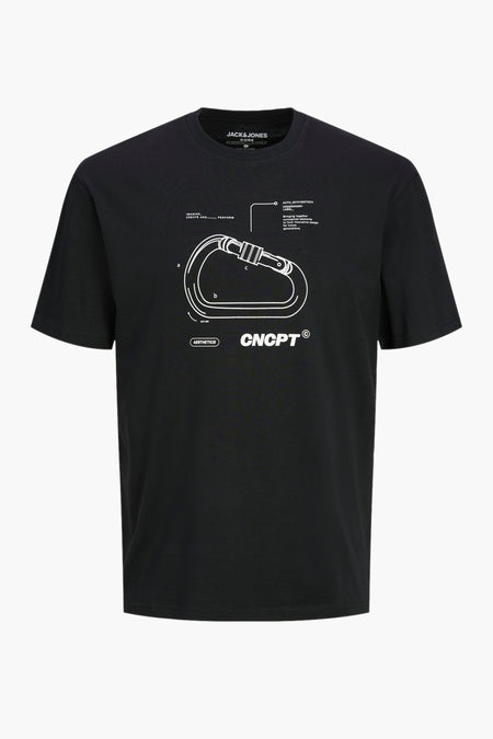 T-shirt (korte mouwen) Zwart - CORE BY JACK & JONES