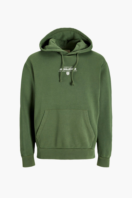 Sweater met kap Groen - PREMIUM BLUE by JACK & JONES