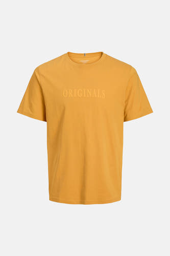T-shirt (korte mouwen) Geel - ORIGINALS BY JACK & JONES