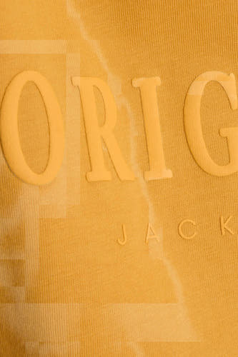 T-shirt (korte mouwen) Geel - ORIGINALS BY JACK & JONES