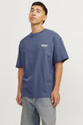 T-shirt (korte mouwen) Blauw - ORIGINALS BY JACK & JONES