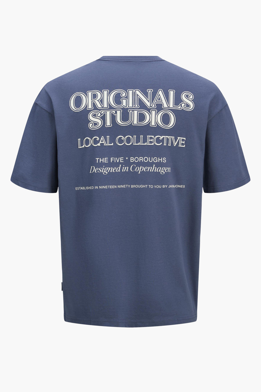 T-shirt (korte mouwen) Blauw - ORIGINALS BY JACK & JONES
