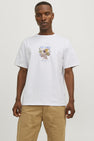 T-shirt (korte mouwen) Wit - ORIGINALS BY JACK & JONES