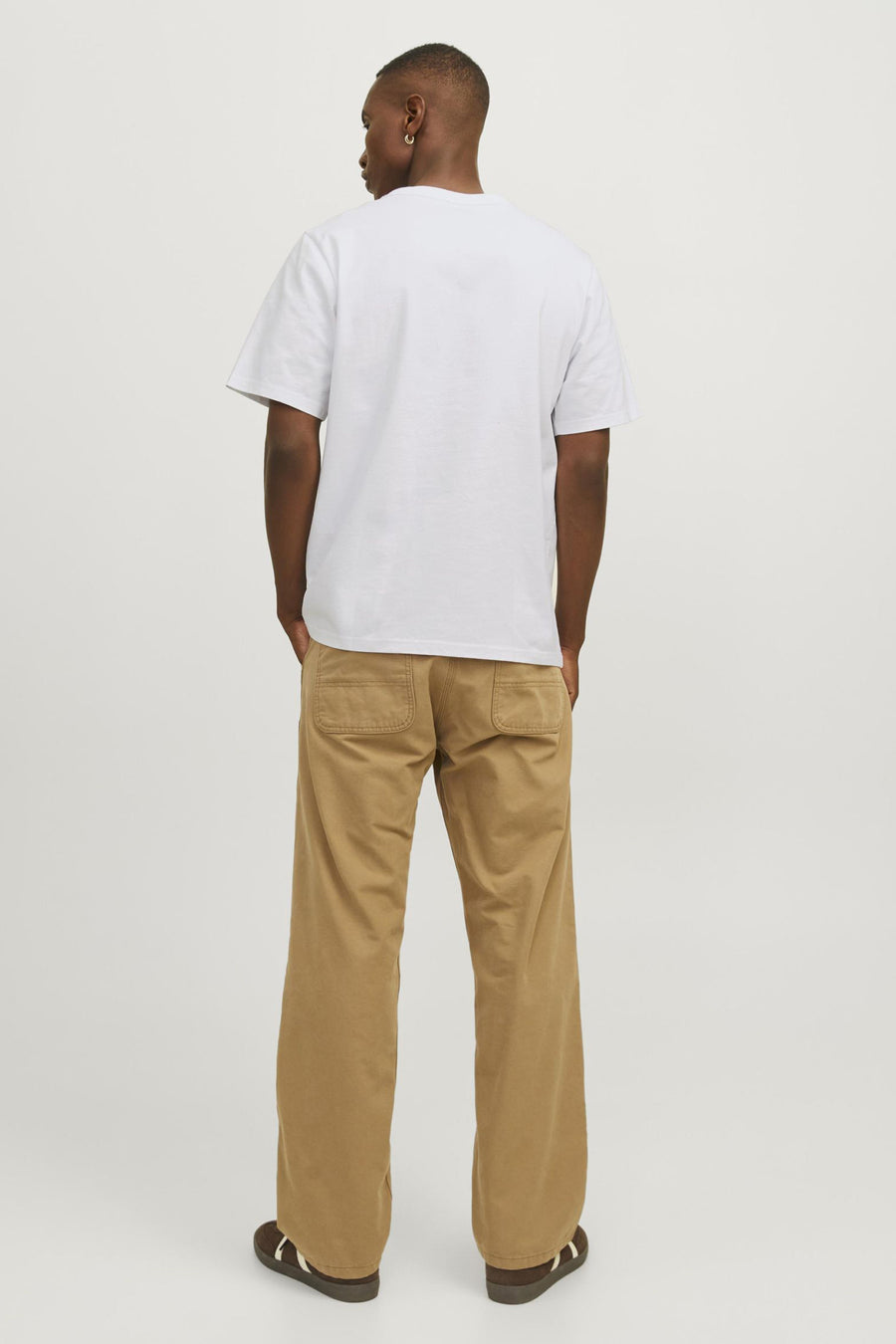 T-shirt (korte mouwen) Wit - ORIGINALS BY JACK & JONES