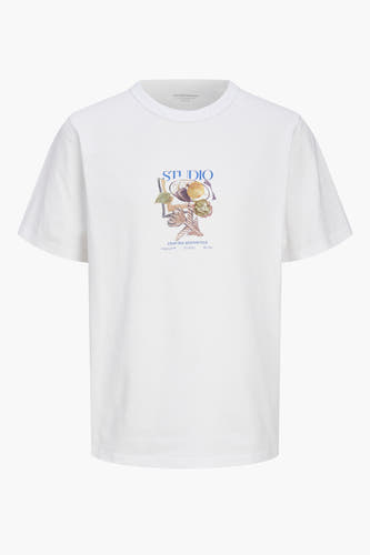 T-shirt (korte mouwen) Wit - ORIGINALS BY JACK & JONES