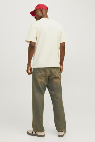 T-shirt (korte mouwen) Ecru - ORIGINALS BY JACK & JONES