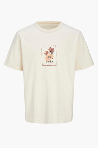 T-shirt (korte mouwen) Ecru - ORIGINALS BY JACK & JONES