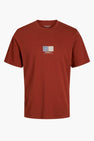 T-shirt (korte mouwen) Rood - ORIGINALS BY JACK & JONES