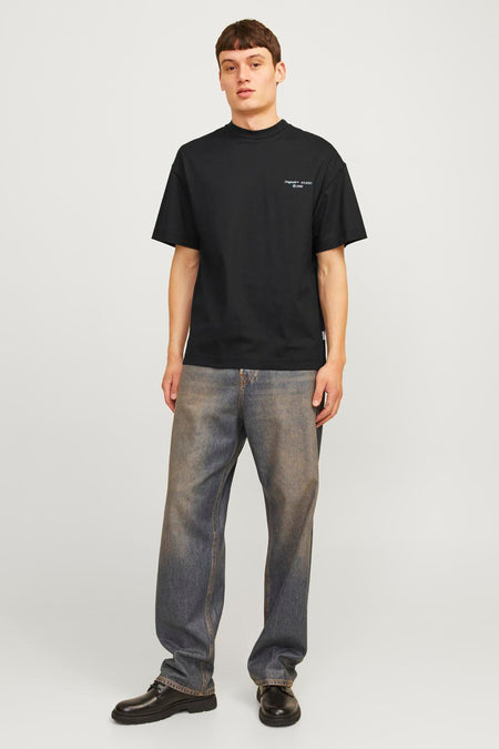 T-shirt (korte mouwen) Zwart - ORIGINALS BY JACK & JONES