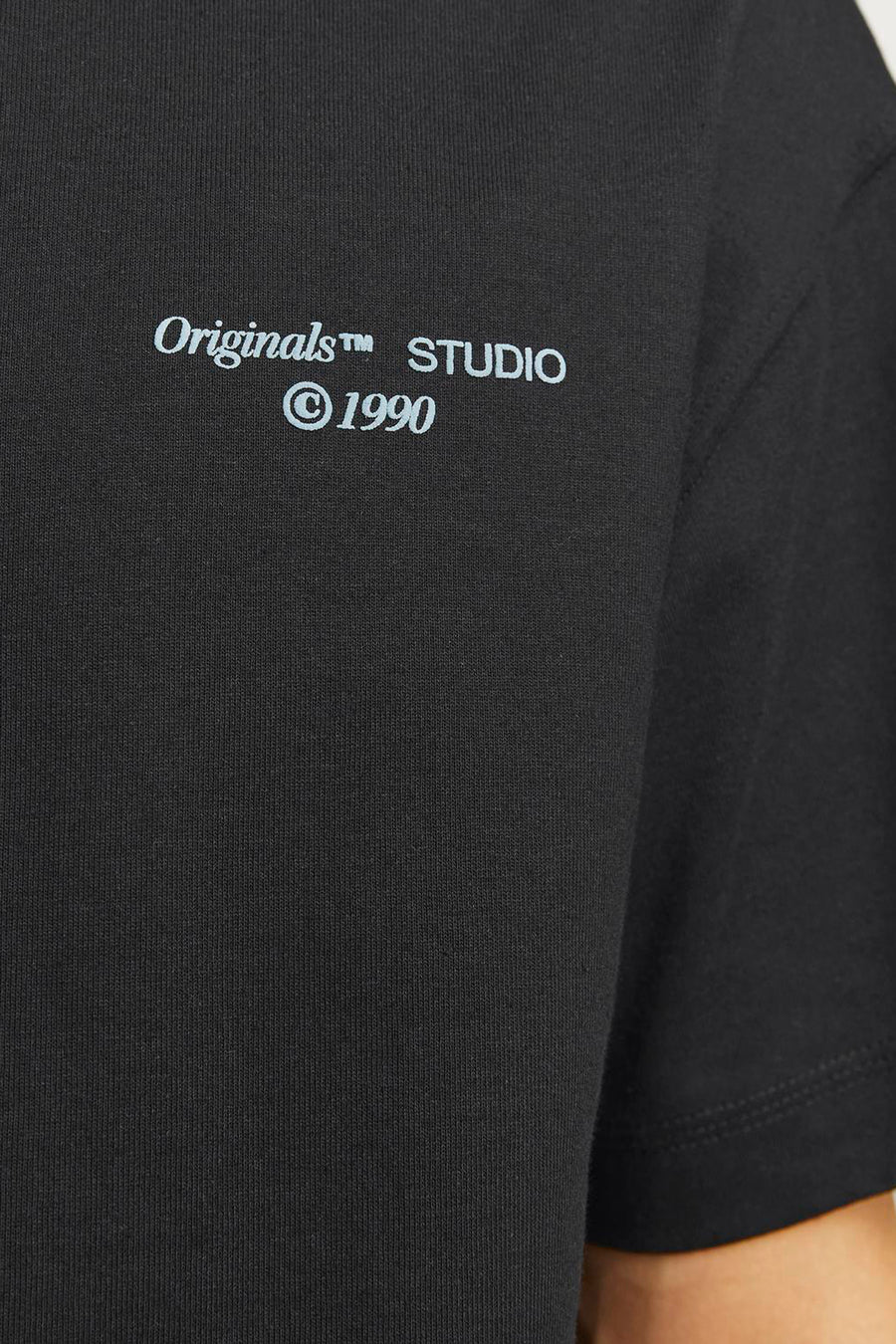 T-shirt (korte mouwen) Zwart - ORIGINALS BY JACK & JONES