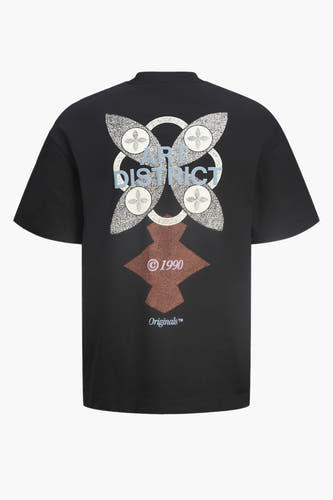 T-shirt (korte mouwen) Zwart - ORIGINALS BY JACK & JONES