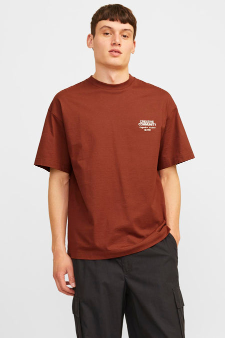 T-shirt (korte mouwen) Rood - ORIGINALS BY JACK & JONES