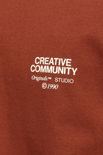 T-shirt (korte mouwen) Rood - ORIGINALS BY JACK & JONES
