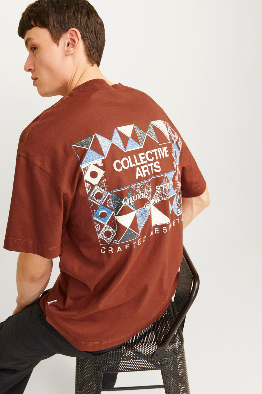 T-shirt (korte mouwen) Rood - ORIGINALS BY JACK & JONES