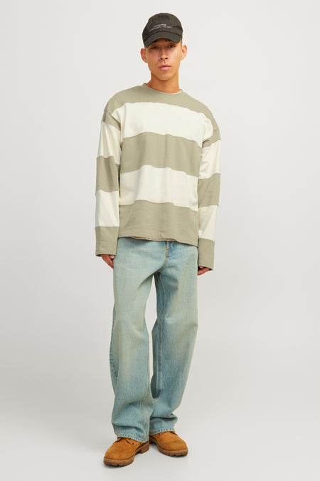 Sweater met ronde hals Beige - ORIGINALS BY JACK & JONES