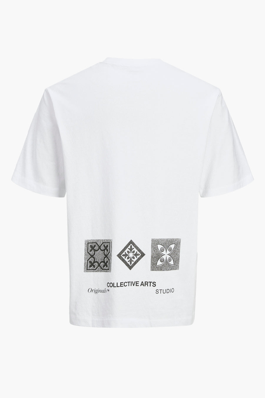 T-shirt (korte mouwen) Wit - ORIGINALS BY JACK & JONES