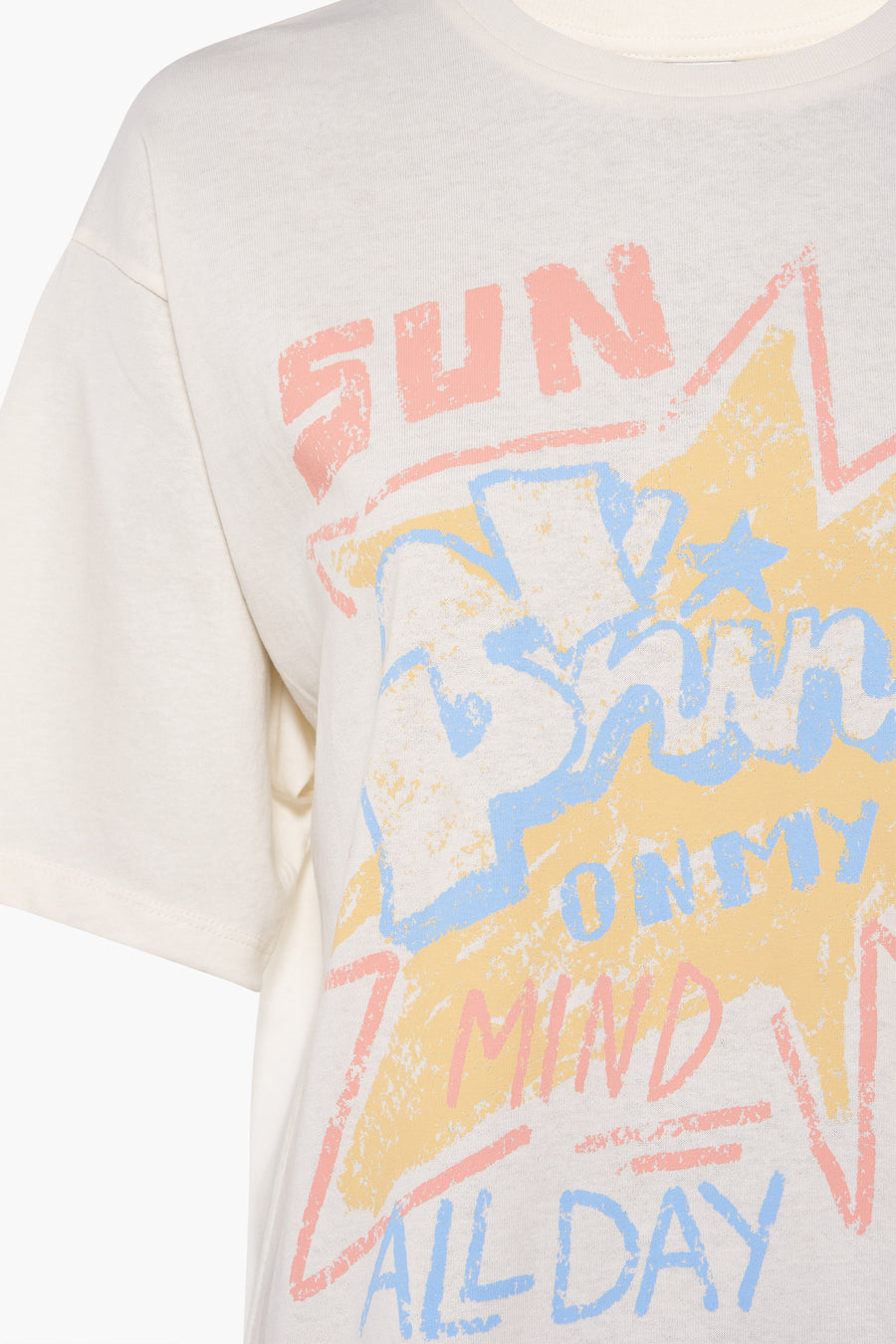T-shirt (korte mouwen) Ecru - JJXX