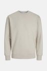Sweater met ronde hals Beige - PREMIUM by JACK & JONES