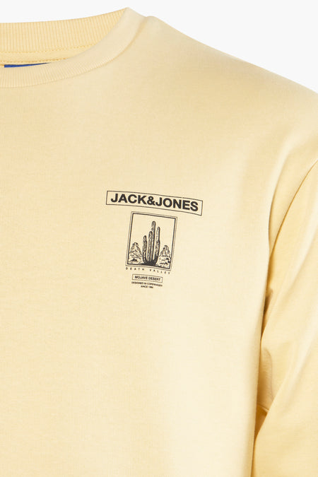 Sweater met ronde hals Beige - ORIGINALS BY JACK & JONES