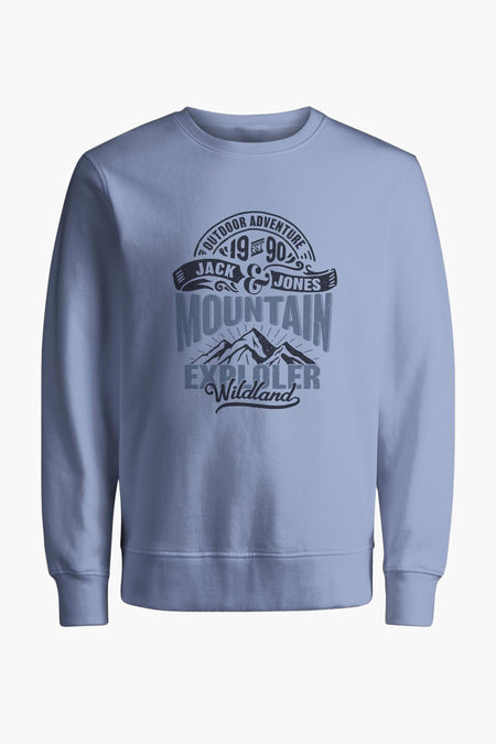 Sweater met ronde hals Denim - PREMIUM BLUE by JACK & JONES