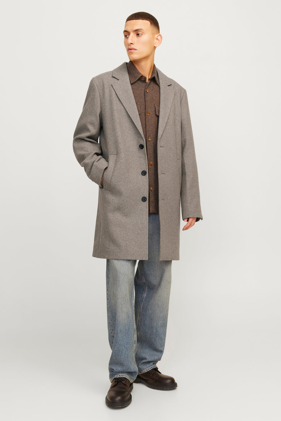Jas (lang) Ecru - PREMIUM by JACK & JONES