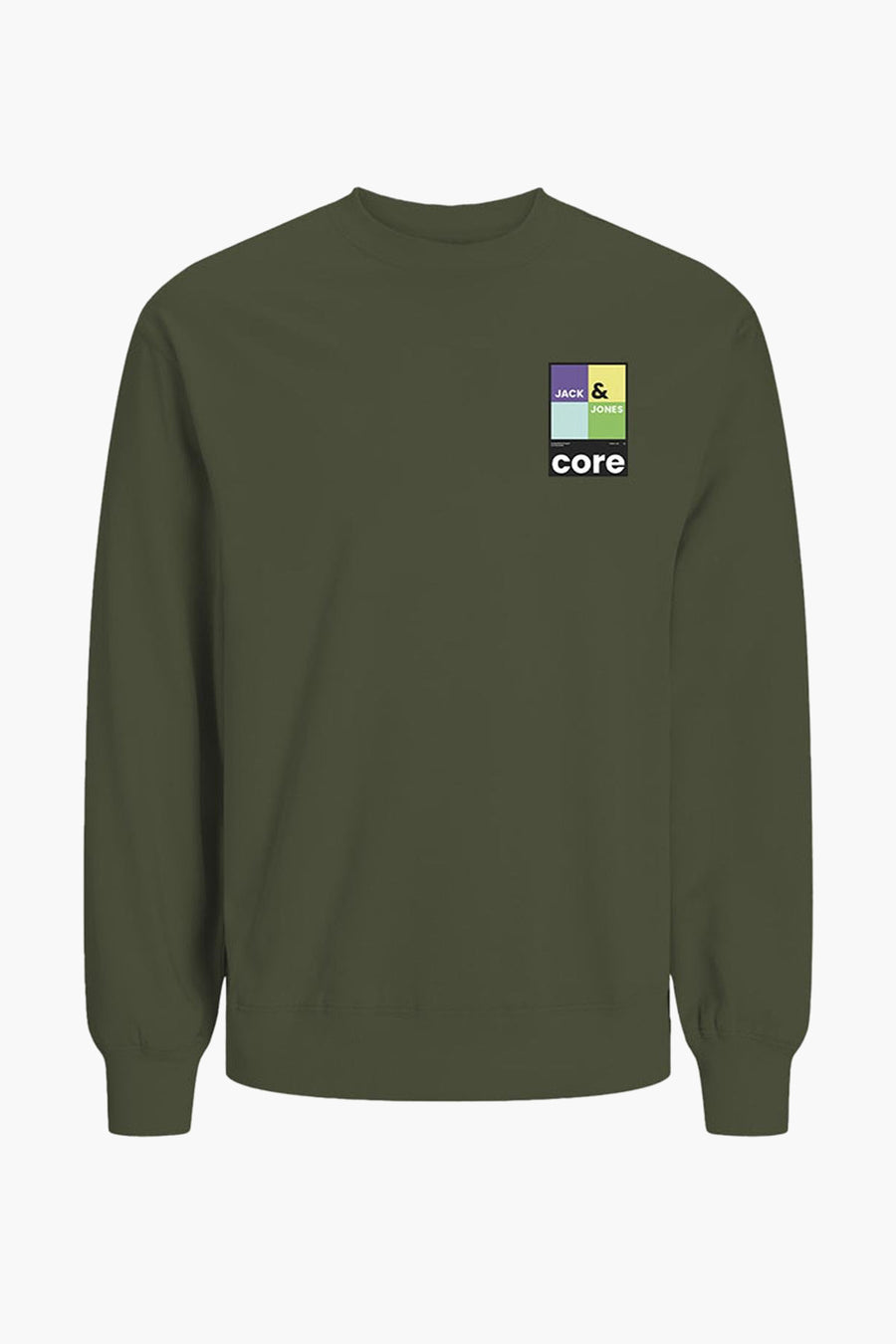 Sweater met ronde hals Groen - CORE BY JACK & JONES