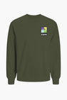 Sweater met ronde hals Groen - CORE BY JACK & JONES