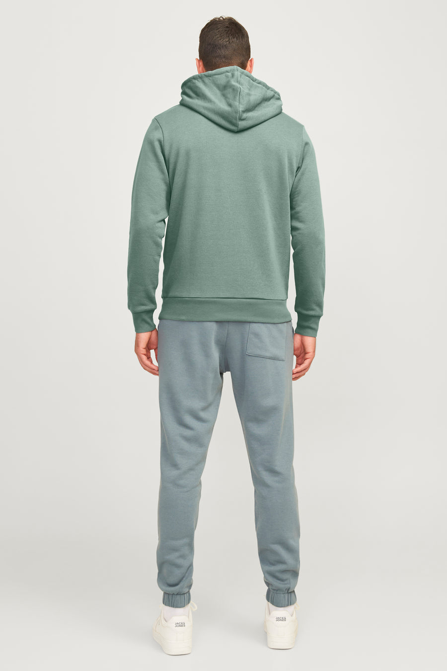 Sweater met kap Groen - JJREBEL
