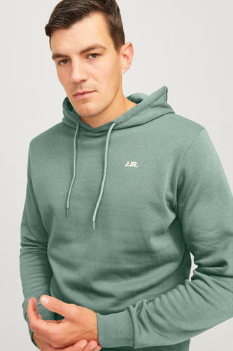 Sweater met kap Groen - JJREBEL