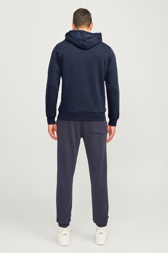 Sweater met kap Blauw - JJREBEL