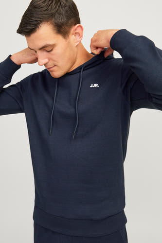 Sweater met kap Blauw - JJREBEL