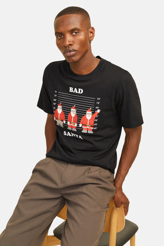 T-shirt (korte mouwen) Zwart - ORIGINALS BY JACK & JONES