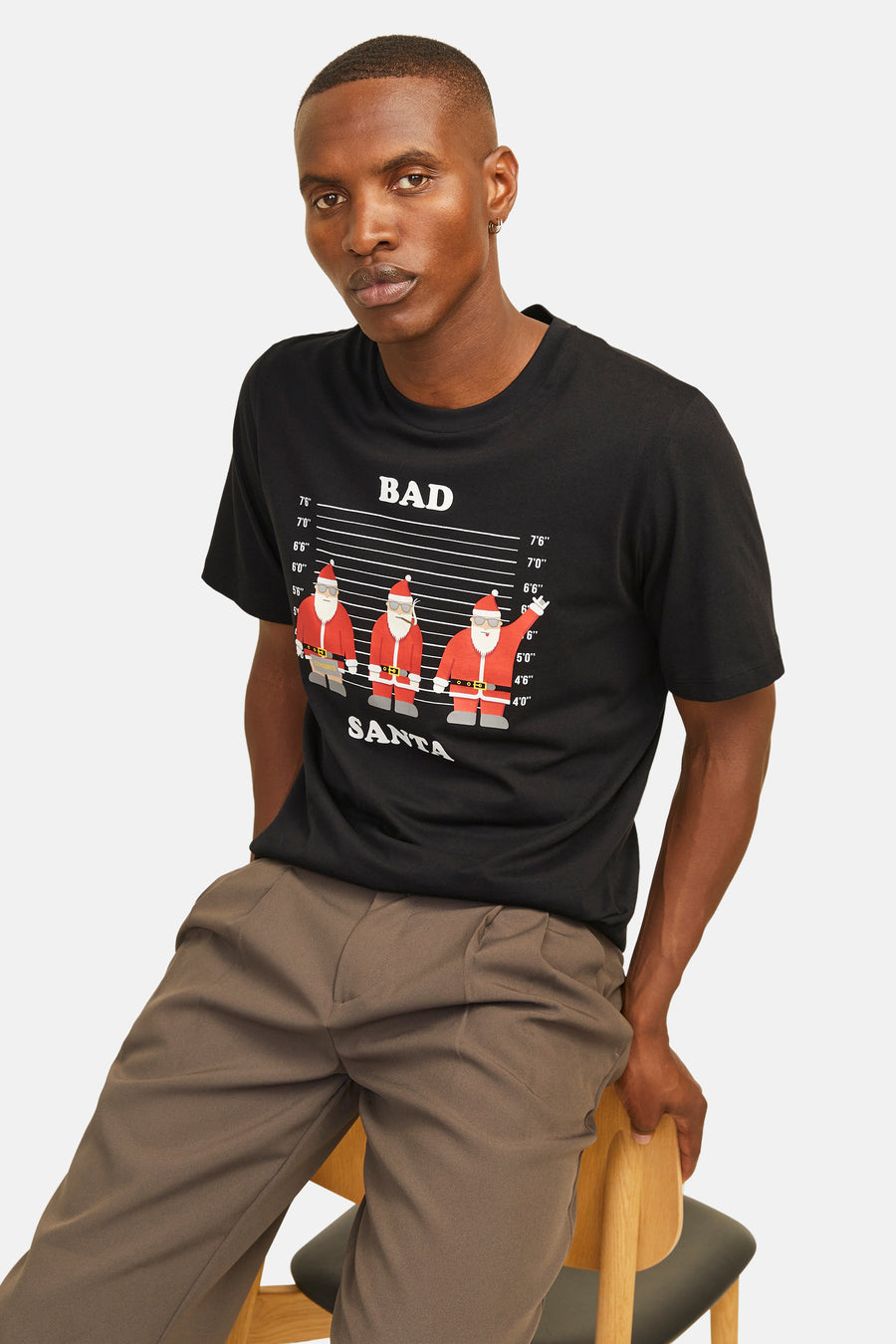 T-shirt (korte mouwen) Zwart - ORIGINALS BY JACK & JONES