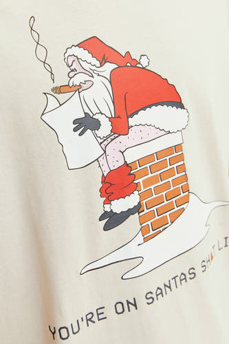 T-shirt (korte mouwen) Beige - ORIGINALS BY JACK & JONES