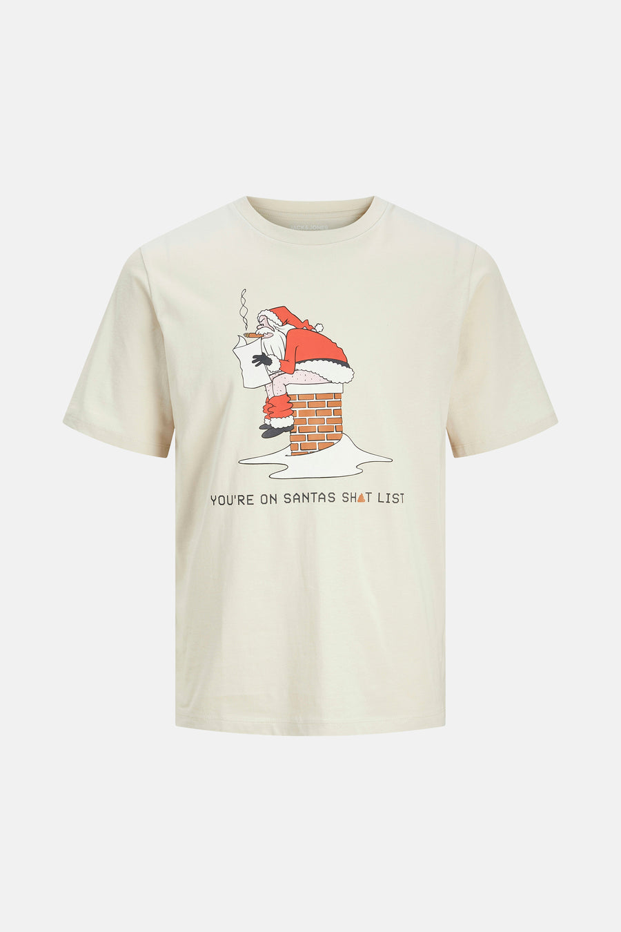 T-shirt (korte mouwen) Beige - ORIGINALS BY JACK & JONES