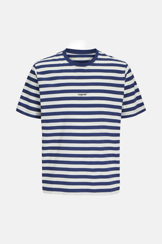 T-shirt (korte mouwen) Blauw - ORIGINALS BY JACK & JONES