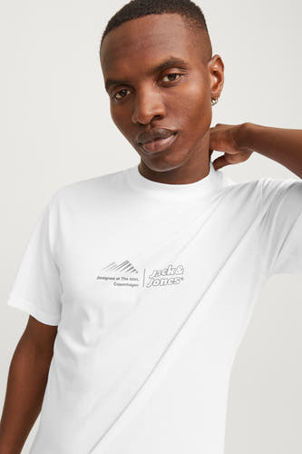 T-shirt (korte mouwen) Wit - CORE BY JACK & JONES