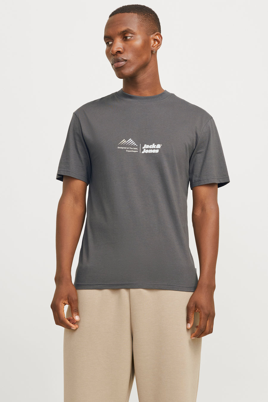 T-shirt (korte mouwen) Grijs - CORE BY JACK & JONES