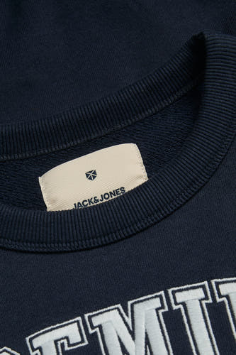 Sweater met ronde hals Blauw - PREMIUM BLUE by JACK & JONES