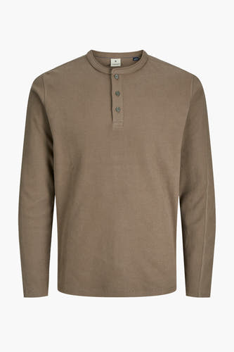 T-shirt (lange mouwen) Bruin - PREMIUM BLUE by JACK & JONES