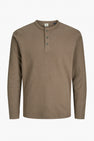 T-shirt (lange mouwen) Bruin - PREMIUM BLUE by JACK & JONES