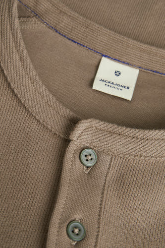 T-shirt (lange mouwen) Bruin - PREMIUM BLUE by JACK & JONES